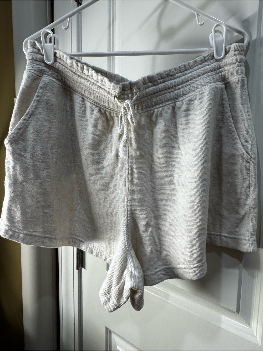 aerie Heather oatmeal Drawstring Knit Lounge Shorts